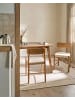 Beliani 2er-Set Esszimmerstuhl DIGNE in Braun/Beige