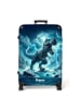 NoBoringSuitCases Suitcase, Koffer, Reisekoffer T-Rex blau