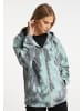 myMo ROCKS Kapuzensweatjacke in Grau Blau