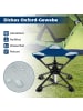 COSTWAY Campinghocker drehbar faltbar in Blau