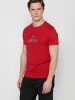 KOROSHI Kurzarm T-Shirt in rot