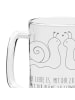 Mr. & Mrs. Panda Krug Schnecken Liebe mit Spruch in Transparent
