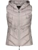 monari Steppweste mit Kapuze in Greige