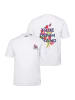 Men Plus Kurzarm T-Shirt in schneeweiß