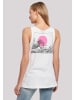 F4NT4STIC Ladies Tanktop Kanagawa Welle in weiß