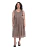 Ulla Popken Midikleid in blassbraun
