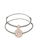 Elli Armband 925 Rosegold Blume, Lebensblume in Rosegold