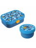 Mepal Obst- und Bentobox Stitch Campus in Blau-Gelb 300 & 750 ml in blau-gelb