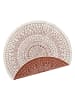 NORTHRUGS Wendeteppich Rund Porto Creme Terra In- & Outdoor