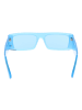 GCDS Unisex Sonnenbrille Rechtwinklig Blau