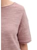Marc O'Polo Slub-Kurzarm-Pullover loose in Mild Rose