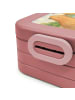 Mr. & Mrs. Panda Lunch Box Capybara Liebe Design mit Spruch in Rot Pastell