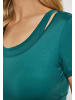 IZIA Damen Crop-Top in Petrol
