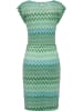 ragwear Sommerkleid Taggien Print in Aqua