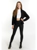 myMo Damen Strickcardigan in Schwarz
