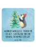 Mr. & Mrs. Panda Untersetzer Pinguin Weihnachtsbaum mit Spruch in Eisblau