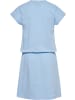 Hummel Minikleid "Hmlflowy Dress S/S" in Blau