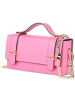 Florence Florence Handtasche Leder fuchsia, rosa ca. 19cm
