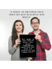 Mr. & Mrs. Panda Wandbild Wie lange es wohl... mit Spruch in Schwarz