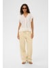 Soaked in Luxury Kurzarm-Bluse SLRuna Gerade Passform in Broken White