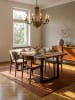KADIMA DESIGN Esszimmertisch 120x60x76 cm Massivholz / Metall Esstisch