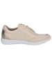Caprice Sneaker in CREAM/GOLD