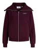 JJXX Sweatshirt mit Reißverschluss in Winetasting