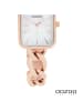 Oozoo Analog-Armbanduhr Oozoo Timepieces rosegold extra groß (ca. 22,5x28,5mm)