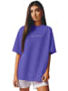 Reichstadt Reichstadt Oversized T-Shirt Damen Brand Stick 23RSW044 Light Purple L