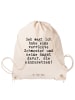 Mr. & Mrs. Panda Gymtasche Geh weg! Ich habe... mit Spruch in Creme