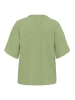 KAFFE curve Kurzarm-Bluse KCmorine Regular fit in Oil Green