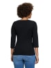 CARTOON Basic Shirt mit Rundhalsausschnitt in Schwarz