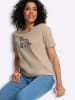 Sieh an! Doppelpack Shirts in beige + beige-schwarz-bedruckt