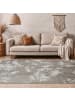 lola & moi Teppich Parchment in Silber