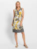 Heine Jerseykleid in sonnengelb-schwarz-bedruckt