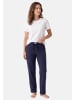 Schiesser Schlafanzug Mix & Relax in Blau / creme