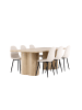 ebuy24 Essgruppe Olivia (7-teilig) Naturel 100 x 210 cm