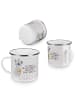 Mr. & Mrs. Panda Kaffeetasse Koala Geschenk mit Spruch in Grau Pastell