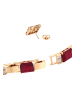 faina Women Jewelry Set in rose gold red