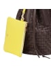 DuDu Filicudi M. Beuteltasche Leder 19 cm coffee brown