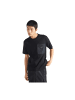 PRADA T-Shirt mit Logo Applikation Schwarz