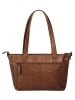 SPIKES & SPARROW Shopper in cognac