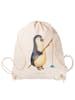 Mr. & Mrs. Panda Jutebeutel Pinguin Angler ohne Spruch in Creme