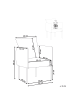 Beliani Sessel MALMOS in Beige/Schwarz - (W) 62 x (H) 68 x (L) 62 cm