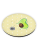 Mr. & Mrs. Panda Pinnwand Magnet Avocado Tanzen ohne Spruch in Gelb Pastell