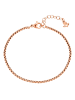 Glanzstücke München Armband aus Edelstahl in roségold