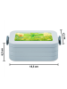 Mr. & Mrs. Panda MEPAL Bentobox Blume Kleeblatt Design ohne Spruch in Blau Pastell