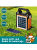 EASYmaxx Solar-Generator Kit 4500mAh schwarz/orange  Schwarz