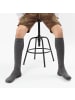 Occulto Lange Trachtensocken Bergdistel in Dunkelgrau