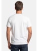 Lerros T-Shirt Basic in Creme / dunkelblau